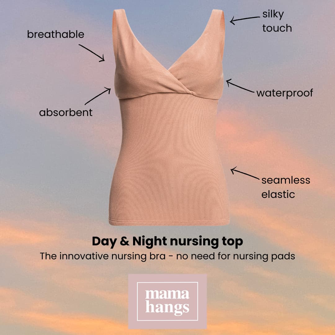 Day & Night Breastfeeding Top (Terracotta)