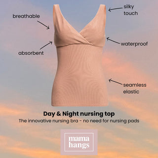 Day & Night Breastfeeding Top (Terracotta)