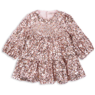 Lila Sequins Dress (Grey/Rosa)