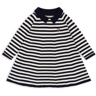 Venton Knit Dress (Navy Stripe)