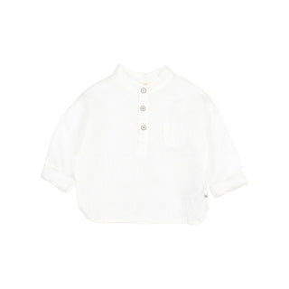 Linen Kurta Shirt (White)