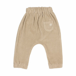 Velour Baby Pants (Olive)