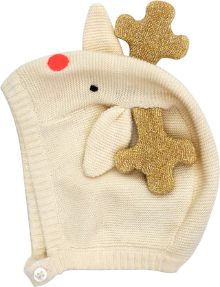 Reindeer Baby Bonnet