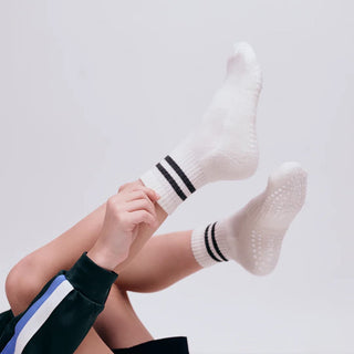 Non-slip Sports Socks Organic Cotton (Black)