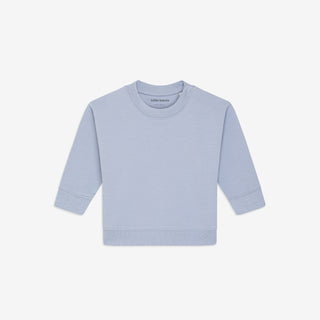 Organic Baby Crewneck Tommy (Serene Blue)