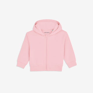 Organic Baby Zip Hoodie Samba (Cotton Pink)