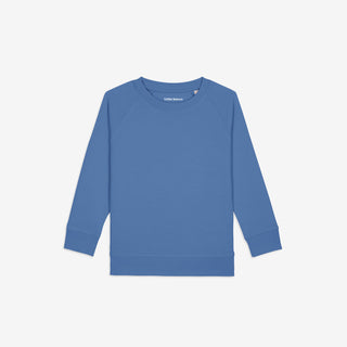 Organic Kids Crewneck Orri (Bright Blue)