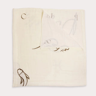 Zodiac Muslin Swaddle (Pisces)