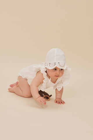 Posey Romper (Optin White)