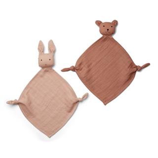 Yoko Mini Cuddle Cloth 2-Pack (Rose Mix)