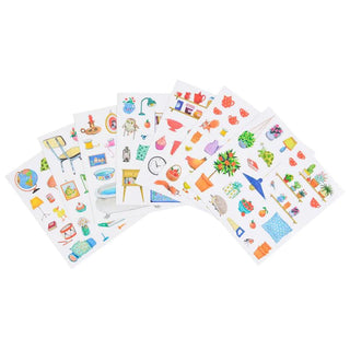 Sticker & Coloring Book - 20 pages (La Grande Famille)