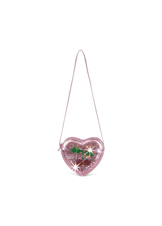 Tut Heart Sequin Bag (Rose)