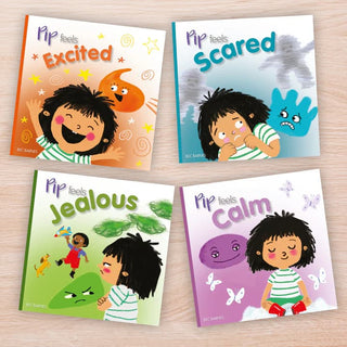 Pip Feels Books Set 2 - Excited, Jealous, Scared, Calm