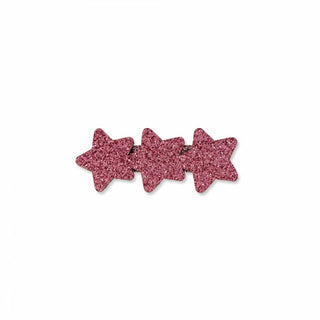 Triple Glitter Star Clip