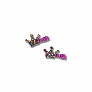 Mini Sparkle Crown Hair Clips