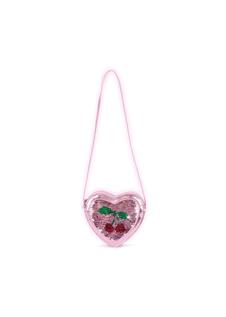 Tut Heart Sequin Bag (Rose)