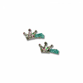 Mini Sparkle Crown Hair Clips