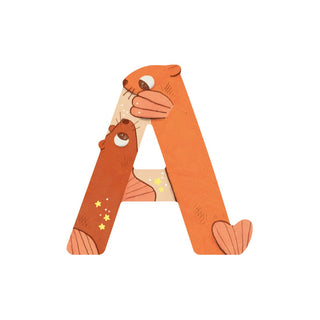 Wooden letter 'A'