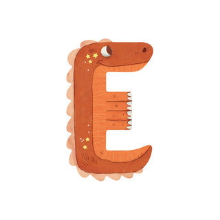 Wooden letter 'E'