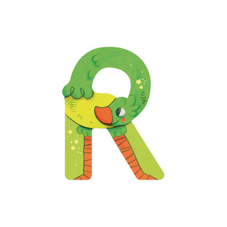 Wooden letter 'R'