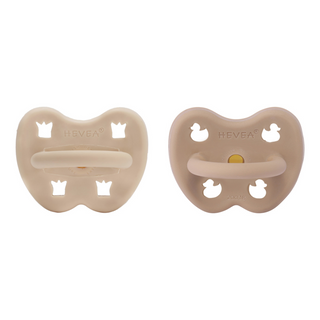 Pacifier 2-pack 3-36 Months Orthodontic (Sandy Nude & Tan Beige)