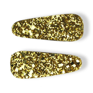 Sparkle Hair Clips (Gold)